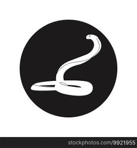 Poisonous Snake icon,vector illustration template design