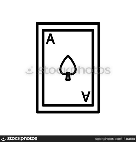 poker cards icon design, flat style icon collection