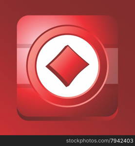 poker icon button theme vector graphic art design illustration