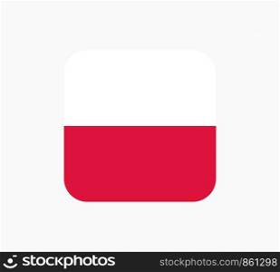 Poland Flag Vector Illustration