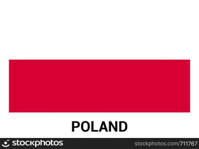 Poland flags design vector