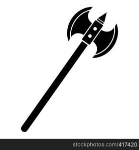 Poleaxe icon. Simple illustration of poleaxe vector icon for web. Poleaxe icon, simple style