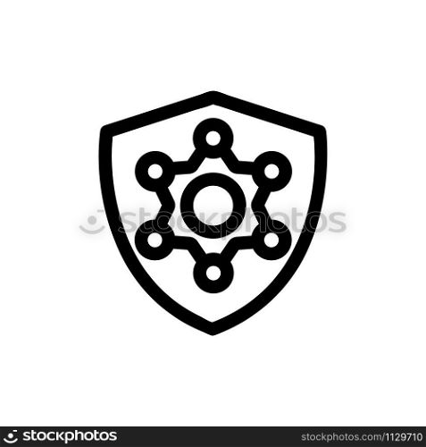 Police icon icon vector. A thin line sign. Isolated contour symbol illustration. Police icon icon vector. Isolated contour symbol illustration