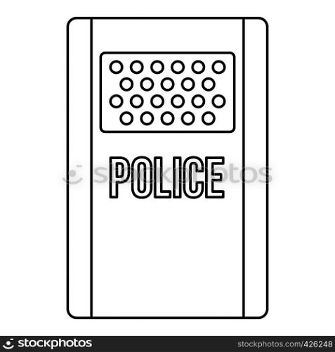 Police icon. Outline illustration of police vector icon for web. Police icon, outline style
