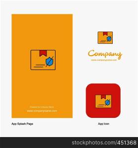 Police id Company Logo App Icon and Splash Page Design. Creative Business App Design Elements