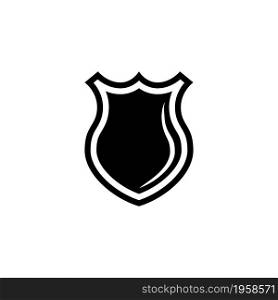 Police Officer Badge, Sheriff Shield. Flat Vector Icon illustration. Simple black symbol on white background. Police Officer Badge, Sheriff Shield sign design template for web and mobile UI element. Police Officer Badge, Sheriff Shield. Flat Vector Icon illustration. Simple black symbol on white background. Police Officer Badge, Sheriff Shield sign design template for web and mobile UI element.