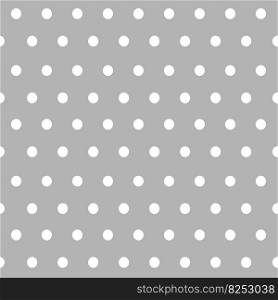 Polka dot geometric seamless pattern in vintage style on a silver background. Simple vector illustration in a repeat minimalistic designe. Used as a print texture for fabric, wrapping paper, wallpaper. Polka dot geometric seamless pattern in vintage style on a silver background. Simple vector illustration in a repeat minimalistic designe. Used as a print texture for fabric, wrapping paper, wallpaper.