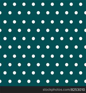 Polka dot geometric seamless pattern in vintage style on a vivid green background. Simple vector illustration in a repeat minimalistic designe. Used as a print texture for fabric, wrapping paper, wallpaper and decor.. Polka dot geometric seamless pattern in vintage style on a vivid green background. Simple vector illustration in a repeat minimalistic designe. Used as a print texture for fabric, wrapping paper, wallpaper.