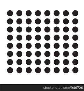 polka dot icon on white background. flat style. polka dot icon for your web site design, logo, app, UI. black dots symbol.