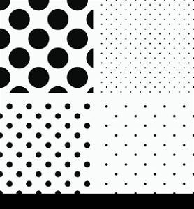 Polka dot seamless pattern set
