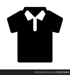 polo shirt, icon on isolated background