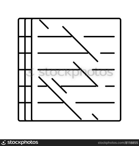 polycarbonate thermoplastic line icon vector. polycarbonate thermoplastic sign. isolated contour symbol black illustration. polycarbonate thermoplastic line icon vector illustration