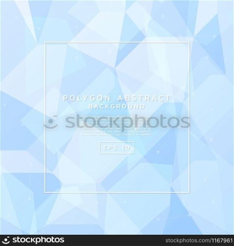 Polygon abstract background art modern shape design color tone bright with space. vector illustration