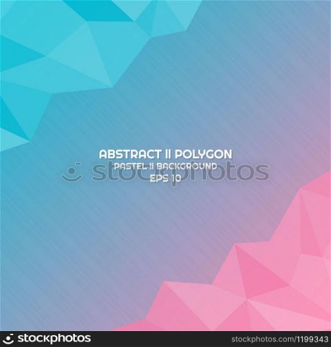Polygon abstract background modern art shape design line backdrop style with space. vector illustration