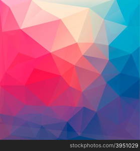 Polygon abstract background. Vector.