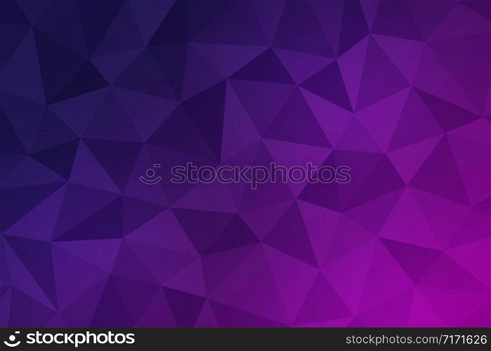 Polygon abstract background vector using triangular shapes as a component.