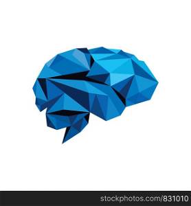 Polygon Brain Logo template