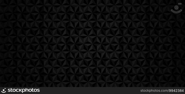 Polygon pattern dark background triangle shape design. vector illustration.
