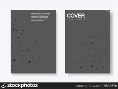 Polygonal abstract background with connected line and dots. Modern cover brochure with technological design for future world projects.. Polygonal abstract background with connected line and dots. Modern cover brochure with technological design for future world projects