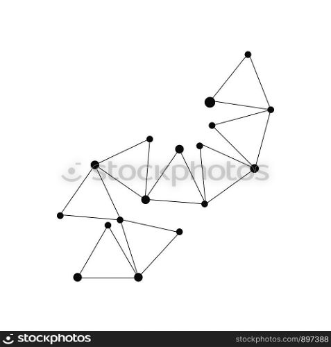 polygonal abstrak background vector template