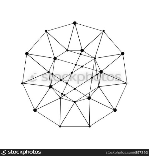 polygonal abstrak background vector template