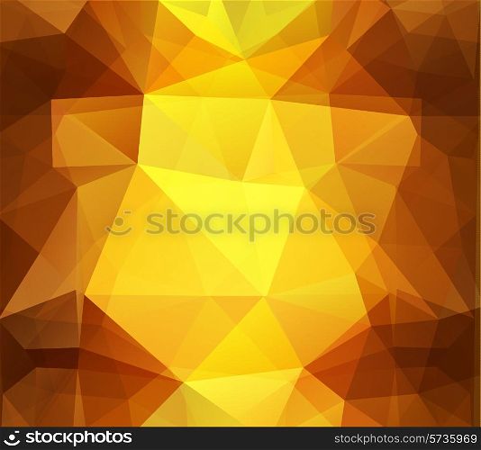 Polygonal background brown color