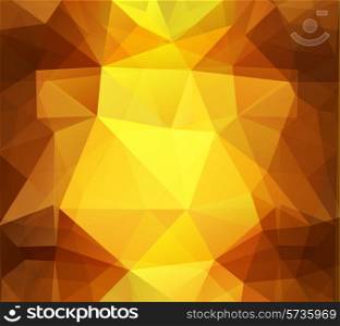 Polygonal background brown color