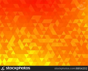 Polygonal background for webdesign - yellow red vector image
