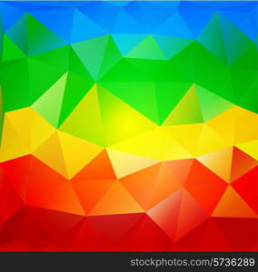 Polygonal background multicolor