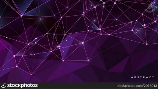 Polygonal banner. Abstract grid, triangular modern digital background. Color crystals shapes vector illustration. Abstract grid digital geometric, graphic wallpaper backdrop polygon. Polygonal banner. Abstract grid, triangular modern digital background. Color crystals shapes vector illustration