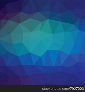 Polygonal Blue Background. Blue Crystal Pattern Blue Texture. Blue Background.