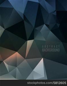 polygonal design / Abstract geometrical background ?an be used for invitation, congratulation or website