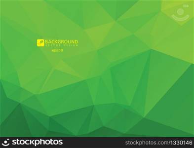 polygonal illustration, which consist of triangles. Geometric background in Origami style with gradient