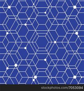 Polygonal2. Minimalistic geometric hexagon pattern. Concept vector background.