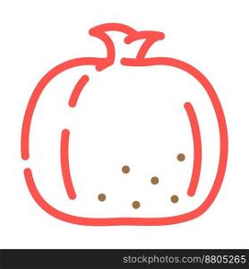 pomegranate food fruit color icon vector. pomegranate food fruit sign. isolated symbol illustration. pomegranate food fruit color icon vector illustration
