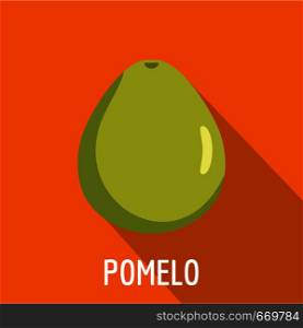 Pomelo icon. Flat illustration of pomelo vector icon for web. Pomelo icon, flat style