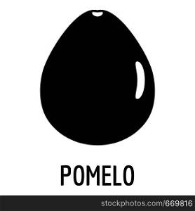 Pomelo icon. Simple illustration of pomelo vector icon for web. Pomelo icon, simple style.