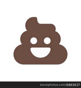 poo, icon on isolated background,