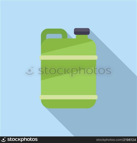 Pool chemical canister icon flat vector. Cleaning service. Net water. Pool chemical canister icon flat vector. Cleaning service