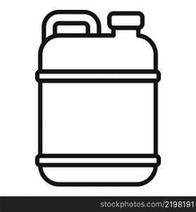 Pool chemical canister icon outline vector. Cleaning service. Net water. Pool chemical canister icon outline vector. Cleaning service