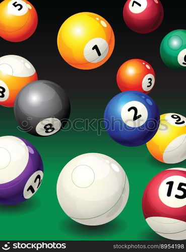 Pool vector image