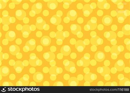 Pop art yellow background polka dot retro vector illustration. Pop art yellow background polka dot
