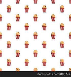 Popcorn pattern seamless in flat style for any design. Popcorn pattern seamless