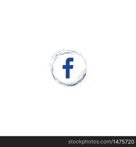 Popular social media logo icon illustration