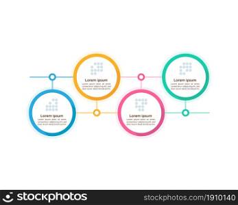 Population growth infographic chart design template. Social study. Abstract vector infochart with blank copy spaces. Instructional graphics with 4 step sequence. Visual data presentation. Population growth infographic chart design template