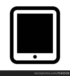 portable e-reader, icon on isolated background