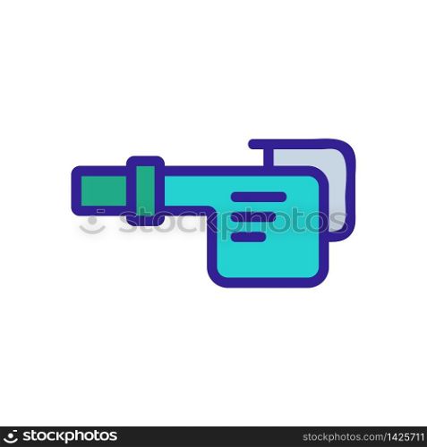 portable gas blower icon vector. portable gas blower sign. color symbol illustration. portable gas blower icon vector outline illustration
