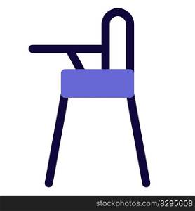 Portable high chair for seating support
