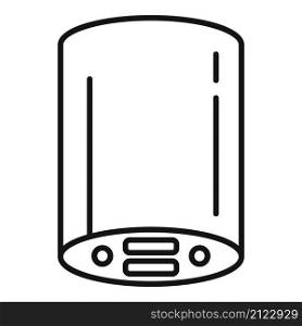 Portable power bank icon outline vector. Phone battery. Mobile powerbank. Portable power bank icon outline vector. Phone battery