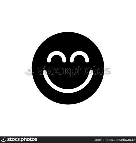 Portrait mode black glyph ui icon. Photo editor. Simple filled line element. User interface design. Silhouette symbol on white space. Solid pictogram for web, mobile. Isolated vector illustration. Portrait mode black glyph ui icon
